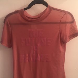 The future is female tee